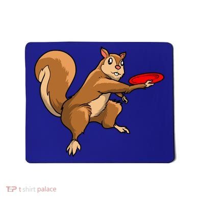 Disc Golf Squirrel Frolf Frisbee Golf Disc Gift Mousepad