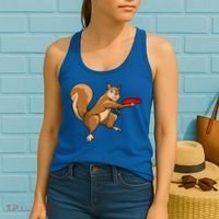 Disc Golf Squirrel Frolf Frisbee Golf Disc Gift Women's Tank Top thumb 2