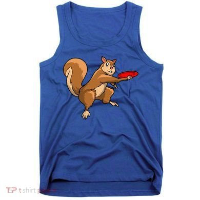 Disc Golf Squirrel Frolf Frisbee Golf Disc Gift Tank Top