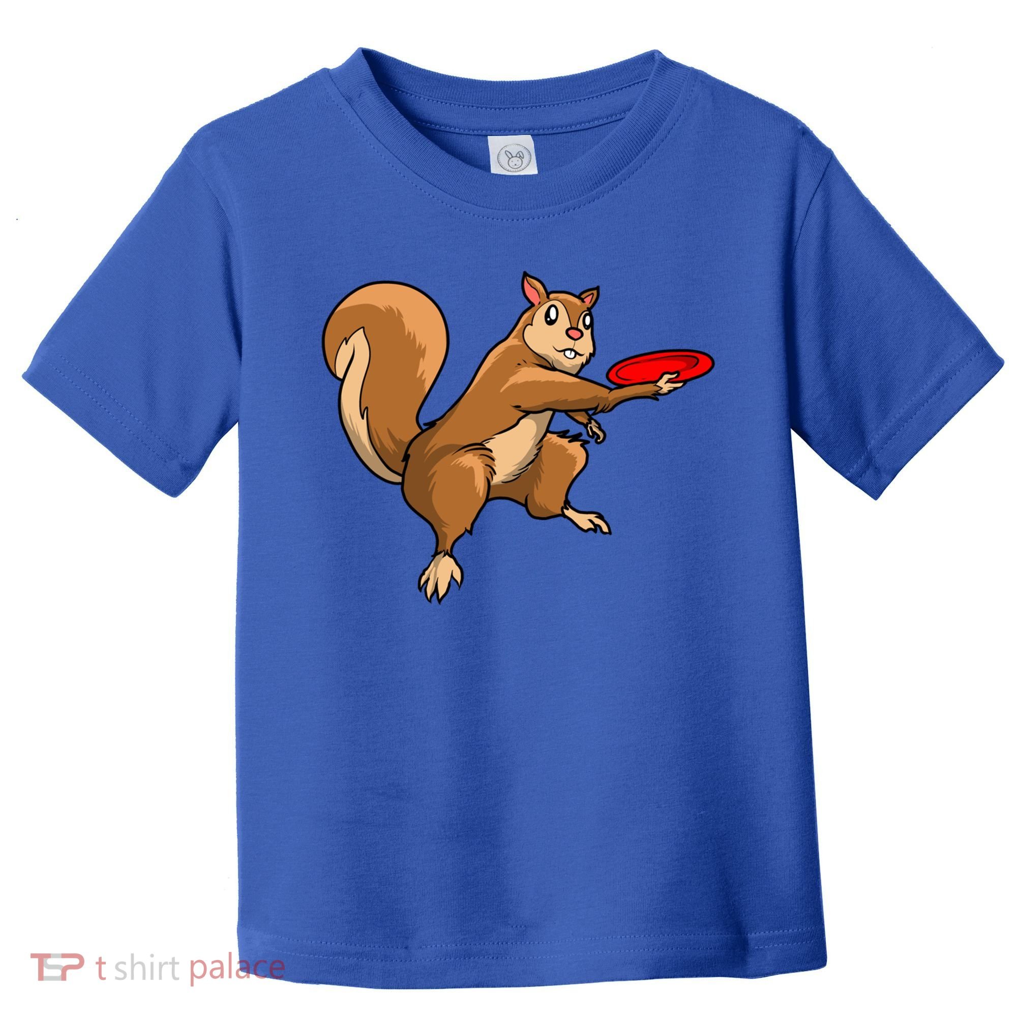 Disc Golf Squirrel Frolf Frisbee Golf Disc Gift Toddler T-Shirt