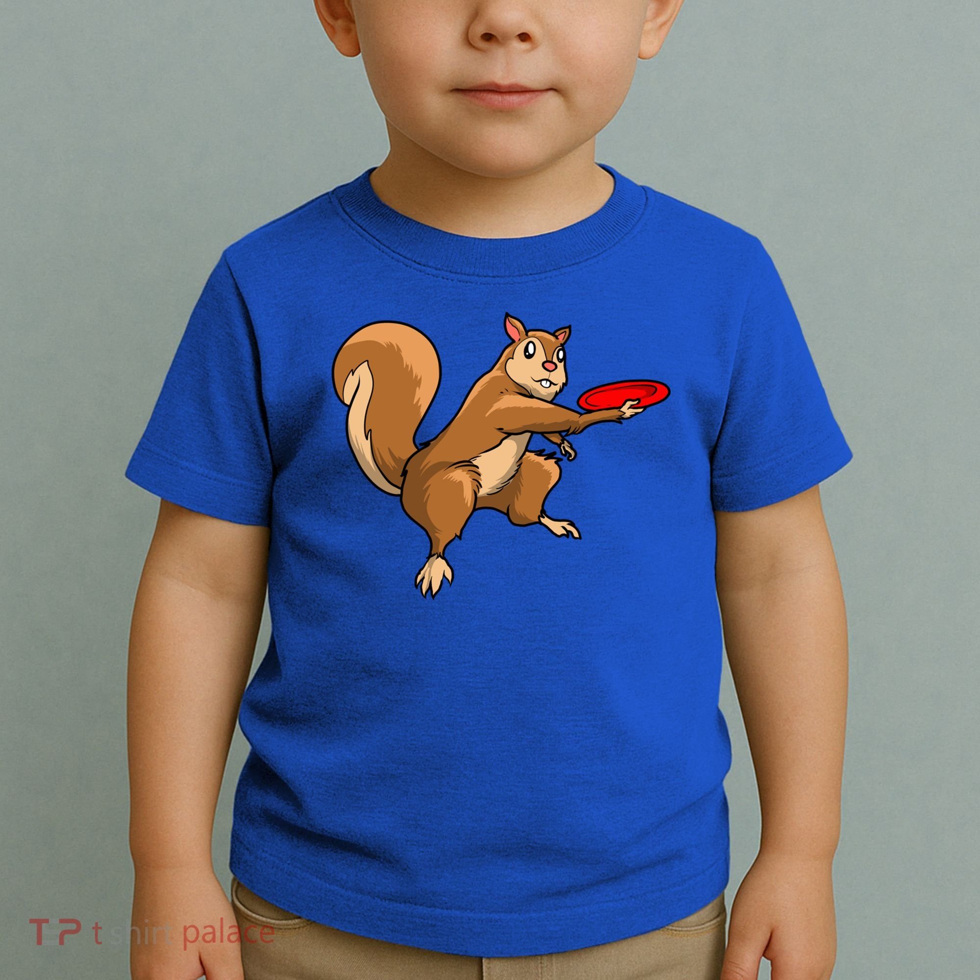 Disc Golf Squirrel Frolf Frisbee Golf Disc Gift Toddler T-Shirt