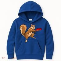 Disc Golf Squirrel Frolf Frisbee Golf Disc Gift Kids Hoodie thumb 0