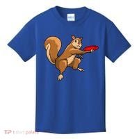 Disc Golf Squirrel Frolf Frisbee Golf Disc Gift Kids T-Shirt thumb 0