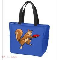Disc Golf Squirrel Frolf Frisbee Golf Disc Gift Tote Bag thumb 3