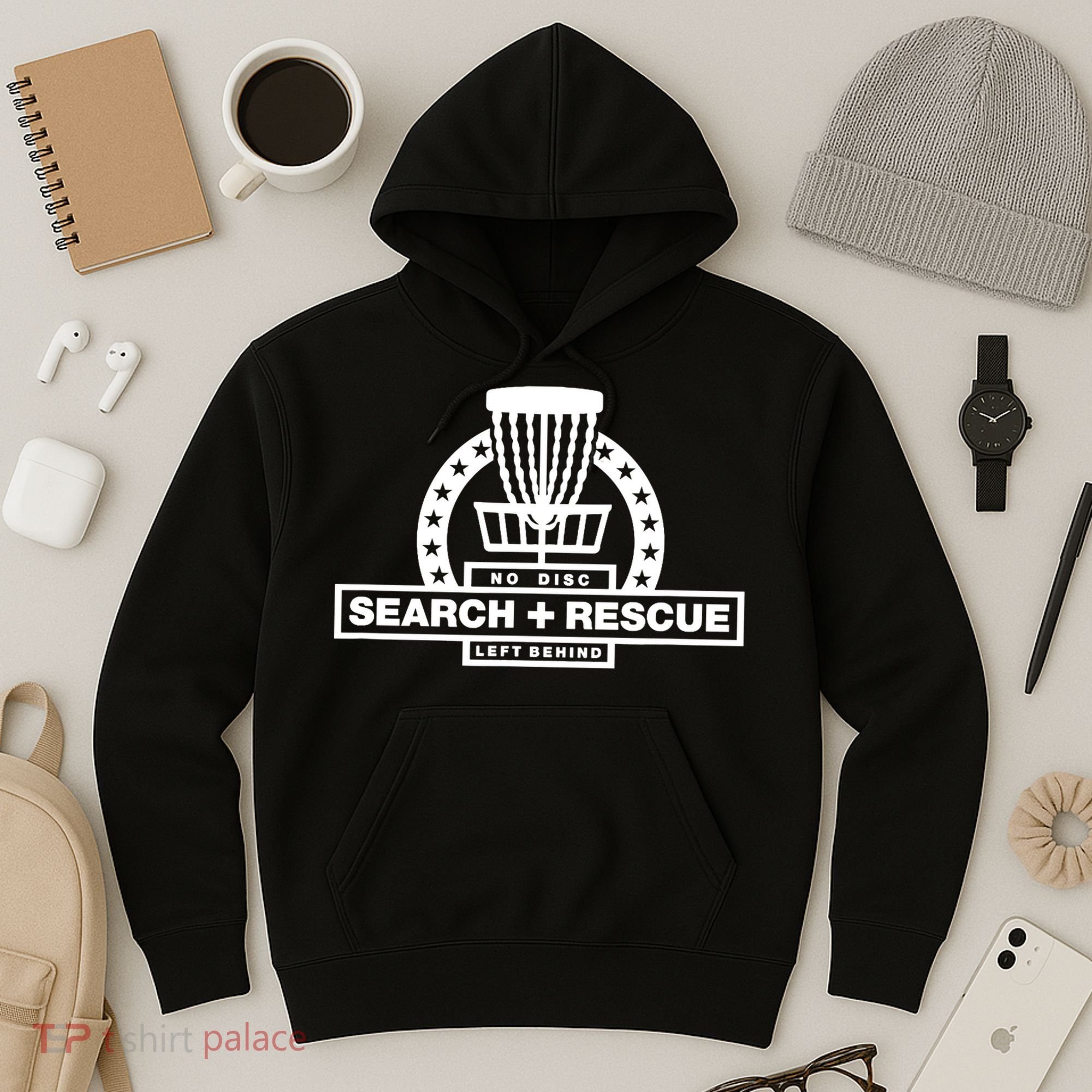Disc Golf Search and Rescue, Disc Golf Gift, Funny Disc Golf Hoodie