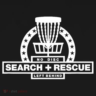 Disc Golf Search and Rescue, Disc Golf Gift, Funny Disc Golf V-Neck T-Shirt