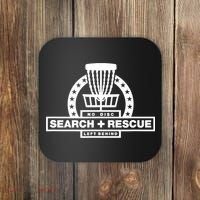 Disc Golf Search and Rescue, Disc Golf Gift, Funny Disc Golf Coaster thumb 0