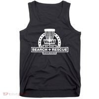 Disc Golf Search and Rescue, Disc Golf Gift, Funny Disc Golf Tank Top thumb 0