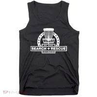 Disc Golf Search and Rescue, Disc Golf Gift, Funny Disc Golf Tank Top thumb 0