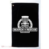 Disc Golf Search and Rescue, Disc Golf Gift, Funny Disc Golf Golf Towel thumb 0