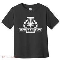 Disc Golf Search and Rescue, Disc Golf Gift, Funny Disc Golf Toddler T-Shirt thumb 0