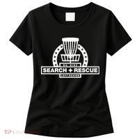 Disc Golf Search and Rescue, Disc Golf Gift, Funny Disc Golf Women's T-Shirt thumb 0