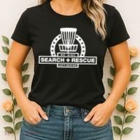 Disc Golf Search and Rescue, Disc Golf Gift, Funny Disc Golf Women's T-Shirt thumb 2