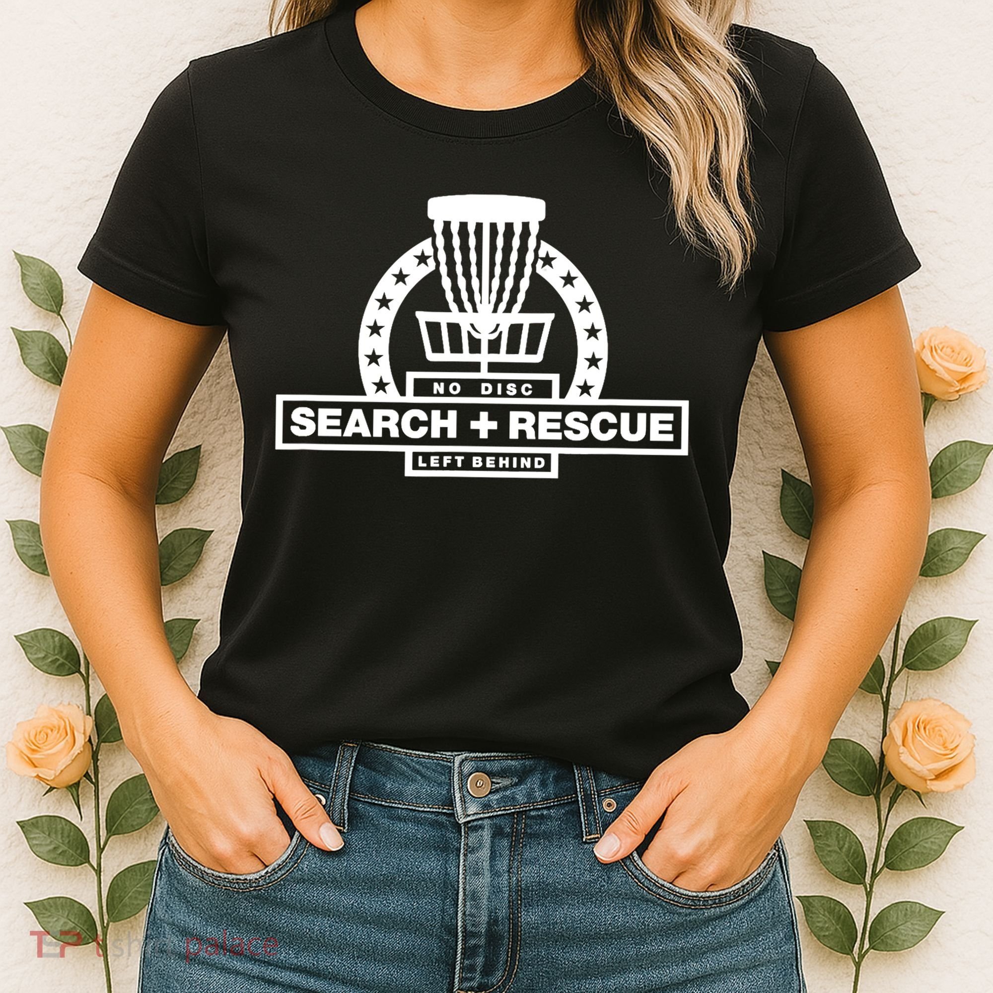 Disc Golf Search and Rescue, Disc Golf Gift, Funny Disc Golf Women's T-Shirt