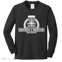 Disc Golf Search and Rescue, Disc Golf Gift, Funny Disc Golf Kids Long Sleeve Shirt thumb 0