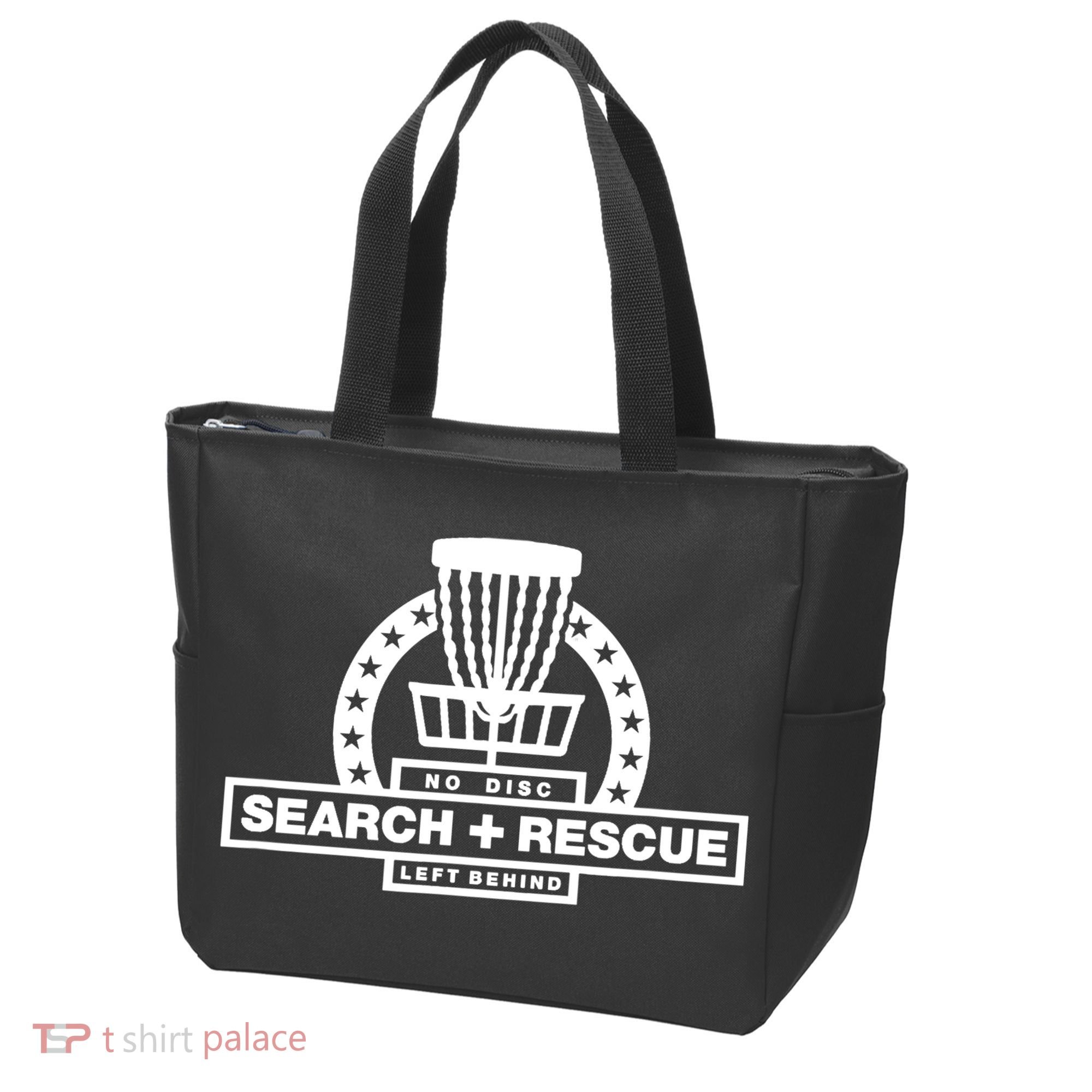 Disc Golf Search and Rescue, Disc Golf Gift, Funny Disc Golf Tote Bag