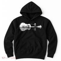 Disc Golf Sunset Guitar Guitarist Player Golfing Golfer Gift Hoodie thumb 0