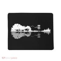 Disc Golf Sunset Guitar Guitarist Player Golfing Golfer Gift Mousepad thumb 0