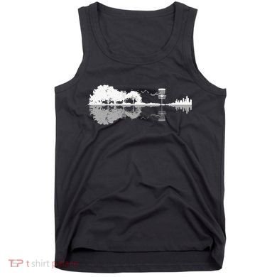Disc Golf Sunset Guitar Guitarist Player Golfing Golfer Gift Tank Top