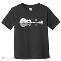 Disc Golf Sunset Guitar Guitarist Player Golfing Golfer Gift Toddler T-Shirt thumb 0