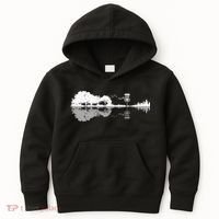 Disc Golf Sunset Guitar Guitarist Player Golfing Golfer Gift Kids Hoodie thumb 0