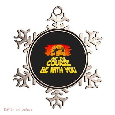 Disc Golf Shirt May The Course Be With You Trendy Golf Tee Ornament