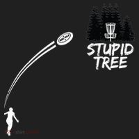 Disc Golf Stupid Tree Funny Frisbee Dad Boy Tees Hat thumb 2