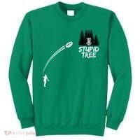 Disc Golf Stupid Tree Funny Frisbee Dad Boy Tees Sweatshirt thumb 0