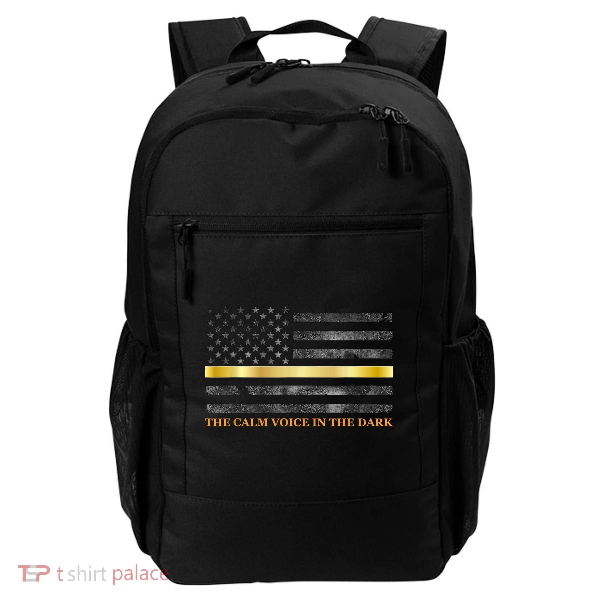 Dispatcher Gifts Thin Gold Line Thin Yellow Line 911 Backpack