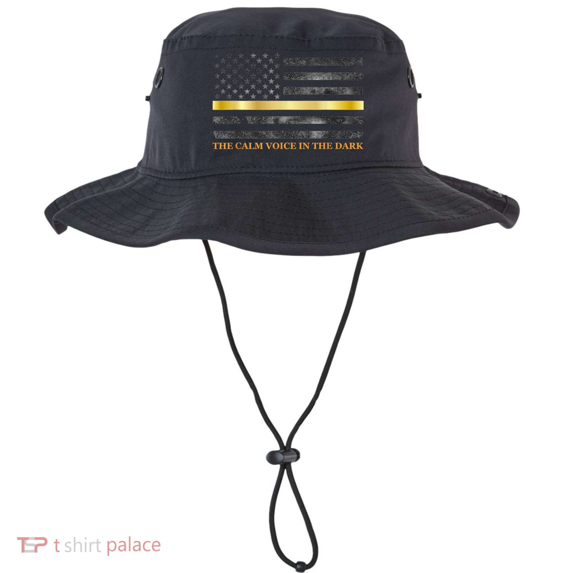 Dispatcher Gifts Thin Gold Line Thin Yellow Line 911 Bucket Hat