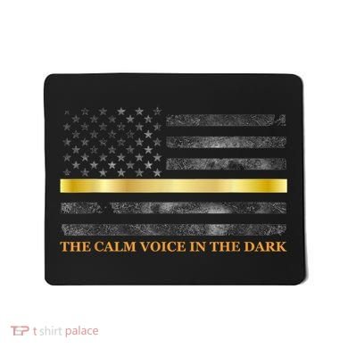 Dispatcher Gifts Thin Gold Line Thin Yellow Line 911 Mousepad