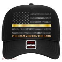 Dispatcher Gifts Thin Gold Line Thin Yellow Line 911 Hat thumb 0