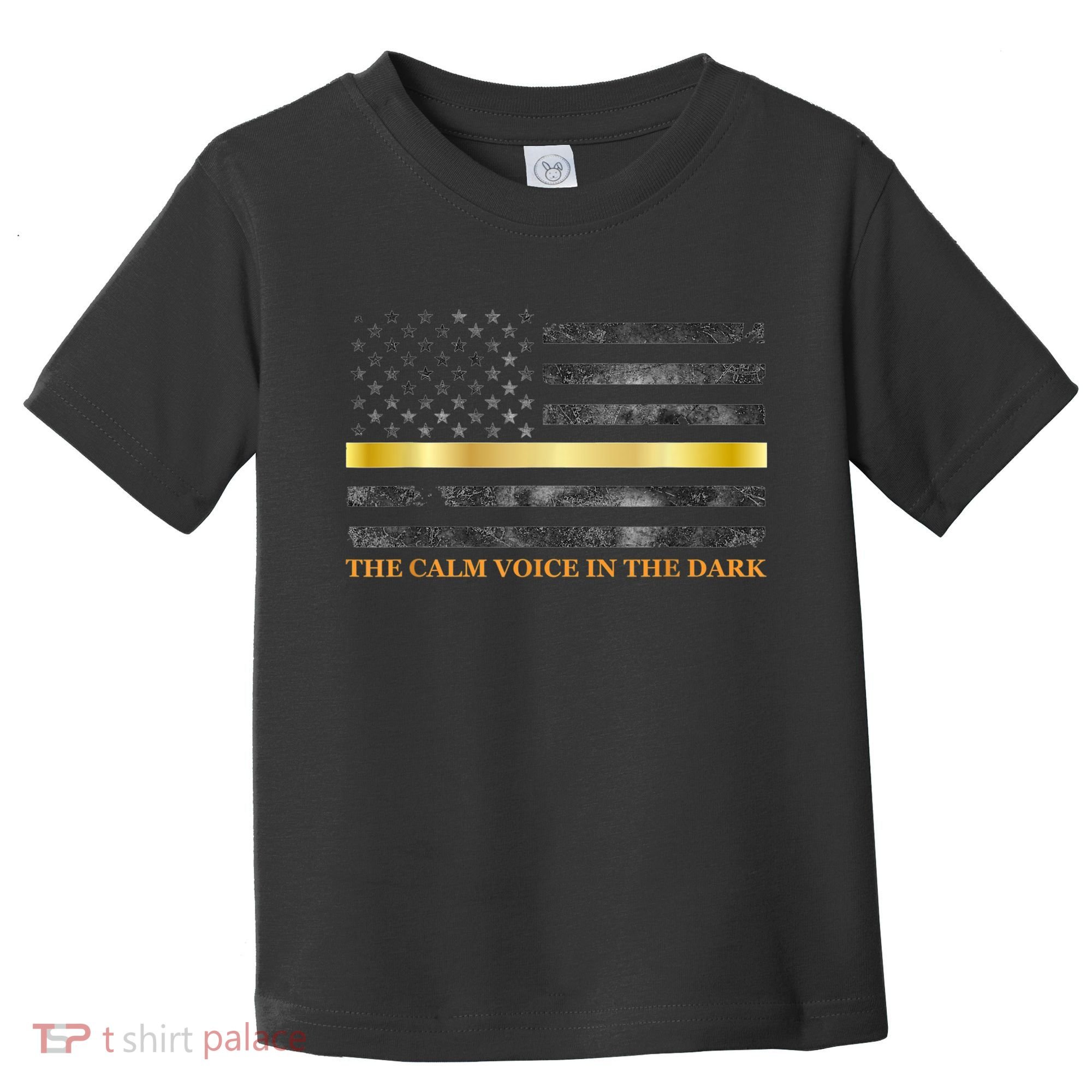 Dispatcher Gifts Thin Gold Line Thin Yellow Line 911 Toddler T-Shirt
