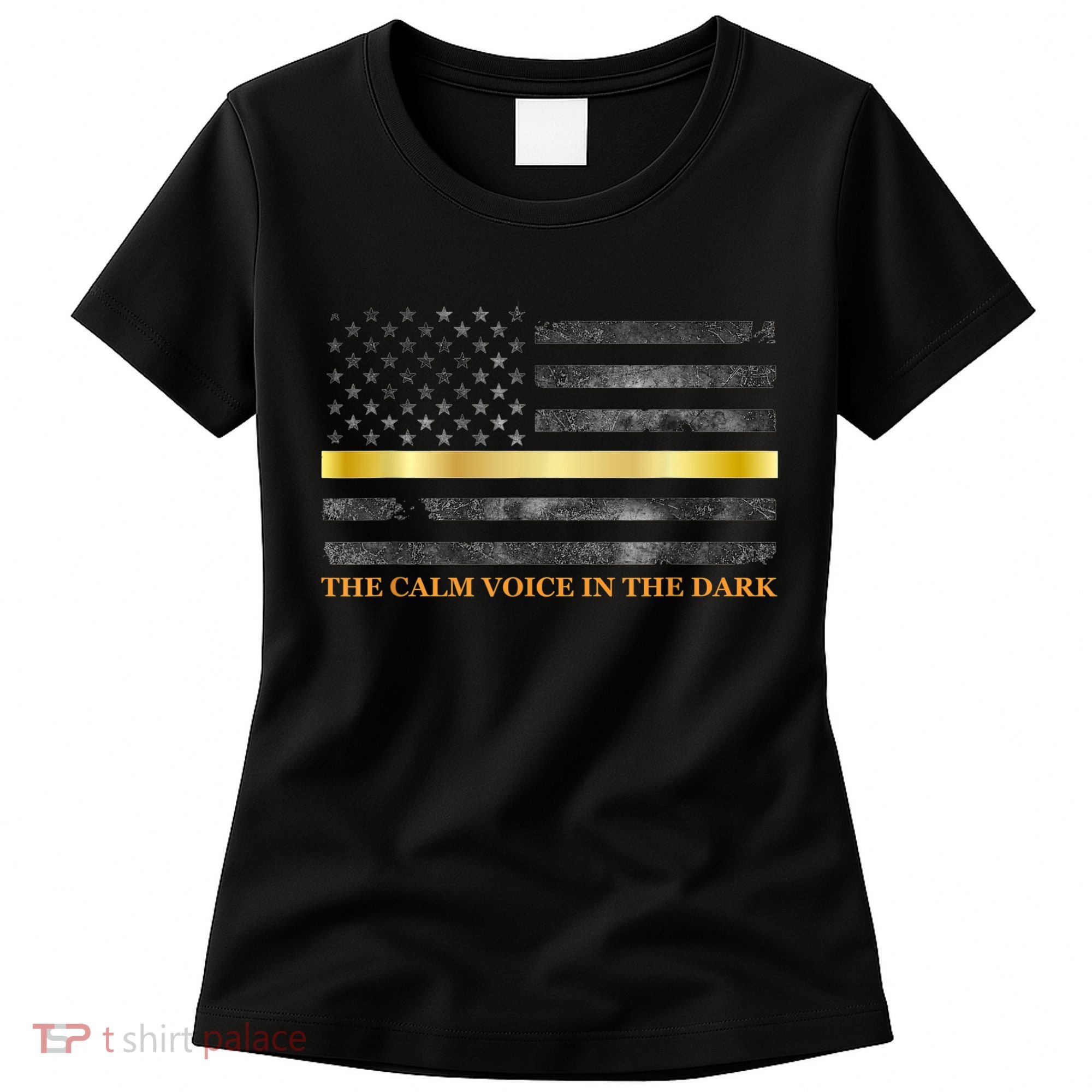 Dispatcher Gifts Thin Gold Line Thin Yellow Line 911 Women's T-Shirt