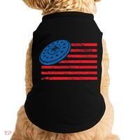 Disc Golf T USA Flag Disc Golf Doggie Tank thumb 0