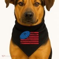 Disc Golf T USA Flag Disc Golf USA-Made Doggie Bandana thumb 1
