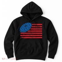Disc Golf T USA Flag Disc Golf Hoodie thumb 0
