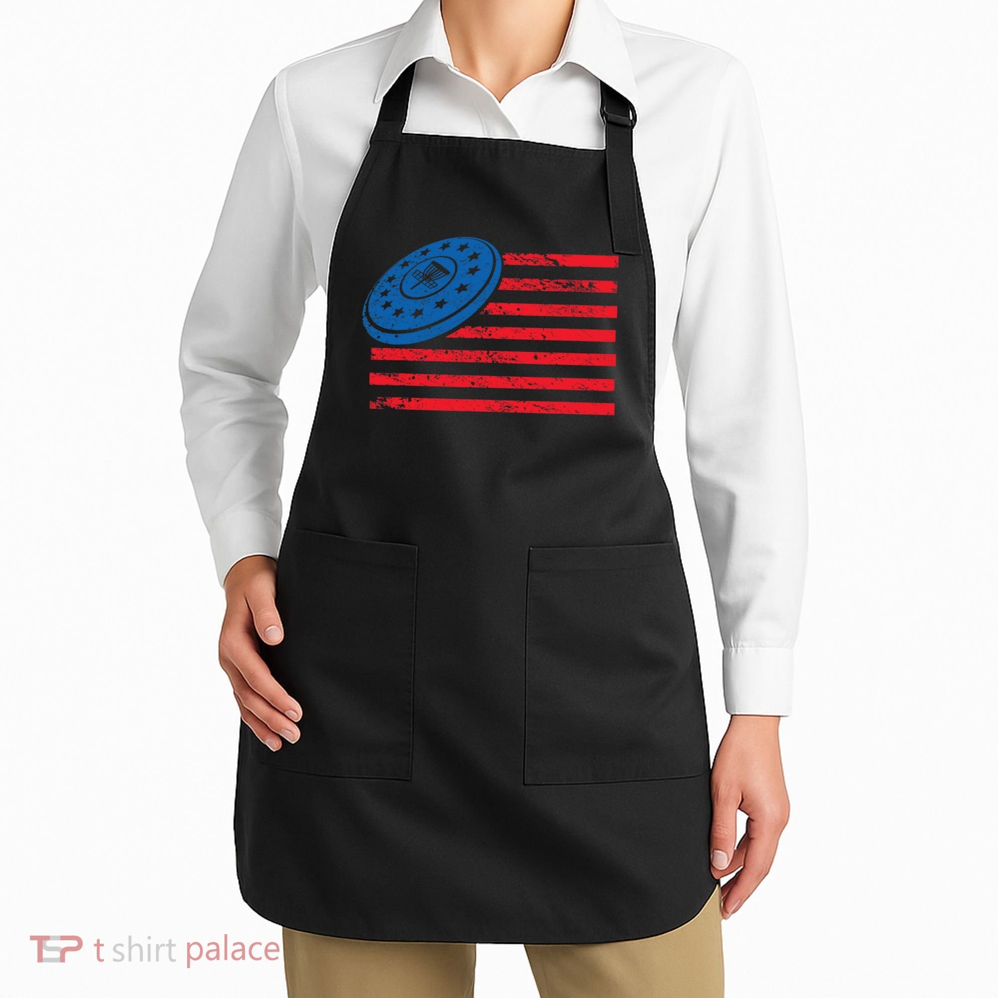 Disc Golf T USA Flag Disc Golf Apron