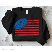 Disc Golf T USA Flag Disc Golf Sweatshirt thumb 2