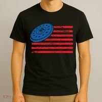 Disc Golf T USA Flag Disc Golf T-Shirt thumb 3