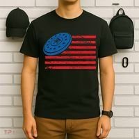 Disc Golf T USA Flag Disc Golf T-Shirt thumb 6