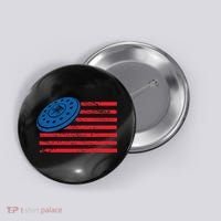 Disc Golf T USA Flag Disc Golf Button thumb 0