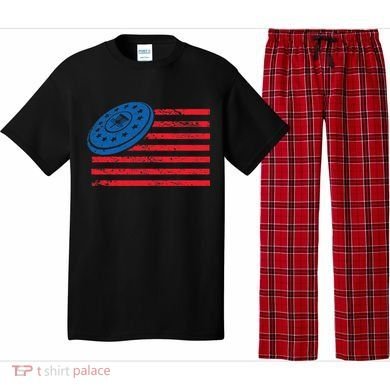 Disc Golf T USA Flag Disc Golf Pajama Set