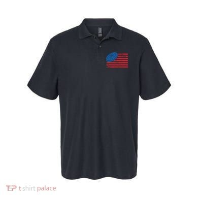 Disc Golf T USA Flag Disc Golf Polo