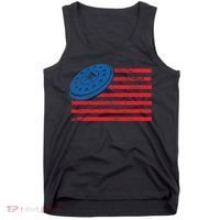 Disc Golf T USA Flag Disc Golf Tank Top thumb 0