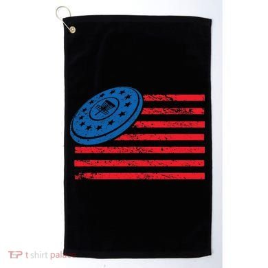 Disc Golf T USA Flag Disc Golf Golf Towel