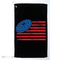 Disc Golf T USA Flag Disc Golf Golf Towel thumb 0