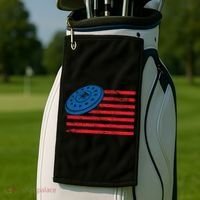 Disc Golf T USA Flag Disc Golf Golf Towel thumb 2