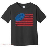 Disc Golf T USA Flag Disc Golf Toddler T-Shirt thumb 0