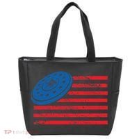 Disc Golf T USA Flag Disc Golf Tote Bag thumb 0
